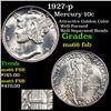 Image 1 : 1927-p Mercury Dime 10c Grades GEM+ FSB