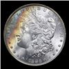Image 2 : 1883-p Rainbow Toned Morgan Dollar $1 Grades Choice+ Unc