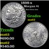 Image 1 : 1898-s Morgan Dollar $1 Grades Select Unc