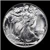 Image 2 : 1945-p Walking Liberty Half Dollar 50c Grades Choice+ Unc