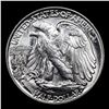 Image 3 : 1945-p Walking Liberty Half Dollar 50c Grades Choice+ Unc