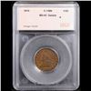 Image 4 : ***Auction Highlight*** 1810 C-1 Classic Head half cent 1/2c Graded ms63 bn details By SEGS (fc)
