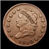 Image 2 : **Auction highlight*** 1810 S-282 Classic Head Large Cent 1c Graded vf35 By SEGS (fc)