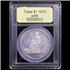 Image 4 : Proof ***Auction Highlight*** 1874 Trade Dollar $1 Graded Proof By USCG (fc)