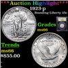 Image 1 : ***Auction Highlight*** 1923-p Standing Liberty Quarter 25c Grades GEM+ Unc (fc)
