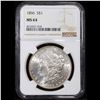 Image 2 : NGC 1896-p Morgan Dollar $1 Graded ms64 By NGC