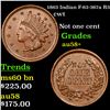 Image 1 : 1863 Indian F-62-367a R3 Civil War Token 1c Grades Choice AU/BU Slider+