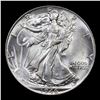 Image 2 : 1946-p Walking Liberty Half Dollar 50c Grades Choice+ Unc