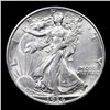 Image 2 : 1936-d Walking Liberty Half Dollar 50c Grades Select+ Unc