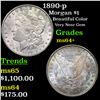 Image 1 : 1890-p Morgan Dollar $1 Grades Choice+ Unc