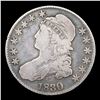 Image 2 : 1830 O-122 Capped Bust Half Dollar 50c Grades f, fine