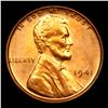 Image 2 : Proof 1941 Lincoln Cent 1c Grades Gem Proof Red