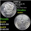 Image 1 : 1889-p Morgan Dollar $1 Grades Choice+ Unc