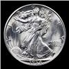 Image 2 : 1934-p Walking Liberty Half Dollar 50c Grades Choice+ Unc