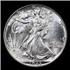 Image 2 : 1943-p Walking Liberty Half Dollar 50c Grades GEM Unc