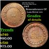 Image 1 : 1863 Not One Cent F-244-381a Mint Error Civil War Token 1c Grades xf details