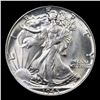 Image 2 : 1945-p Walking Liberty Half Dollar 50c Grades GEM Unc