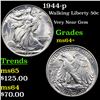 Image 1 : 1944-p Walking Liberty Half Dollar 50c Grades Choice+ Unc