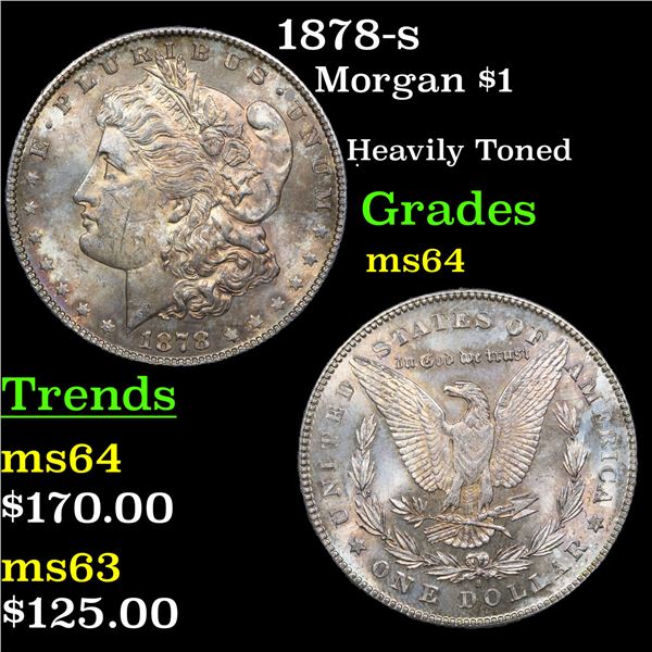 1878-s Morgan Dollar $1 Grades Choice Unc