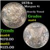 Image 1 : 1878-s Morgan Dollar $1 Grades Choice Unc