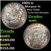Image 1 : 1901-o Morgan Dollar $1 Grades GEM Unc