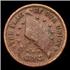 Image 2 : 1863 Shoot Him on the Spot Dix f212/415/a Civil War Token 1c Grades vf++