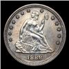 Image 2 : 1888-s Seated Liberty Quarter 25c Grades Unc Details