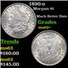 Image 1 : 1890-o Morgan Dollar $1 Grades Select Unc