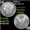 Image 1 : 1896-p Morgan Dollar $1 Grades GEM Unc PL