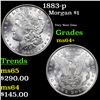 Image 1 : 1883-p Morgan Dollar $1 Grades Choice+ Unc
