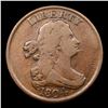 Image 2 : 1804 C-8 Draped Bust Half Cent 1/2c Grades vf++