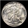 Image 2 : 1942-p Walking Liberty Half Dollar 50c Grades GEM+ Unc