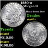 Image 1 : 1880-o Morgan Dollar $1 Grades Select Unc