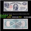 Image 1 : 1917 $1 Legal Tender, Signatures of Elliott & Burke, FR37  Grades f+