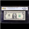 Image 2 : PCGS **Star Note** 1999 $1 FRN Cleveland, OH Low Serial Number 00080213 Graded cu66 PPQ By PCGS