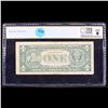 Image 3 : PCGS 1963A $1 FRN Boston, MA "Radar" Serial Number 69400496 Graded f15 By PCGS