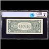 Image 3 : PCGS 1995 $1 FRN Philidelphia, PA Matte Offselt Printing Error Back To Face Graded au58 By PCGS
