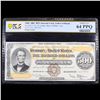 Image 2 : PCGS 1882 $500 Bureau of Engraving & Printing Gold Certificate CU Graded cu64 PPQ By PCGS