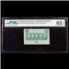 Image 2 : 1863 US Fractional Currency 50¢ First Issue Fr-1310 Washington W/ Monigram Graded cu63 By PMG