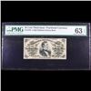 Image 2 : US Fractional Currency 25c Third Issue fr-1294 Bust of Wm Fessenden Green Rev Graded cu63 By PMG