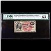 Image 2 : 1870's US Fractional Currency 15¢ Fourth Issue Fr-1267 Graded cu63 EPQ By PMG