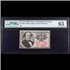 Image 2 : 1874 25c Fractional Currency, 5th Issue, Short Key Fr-1309  Graded cu63 By PMG