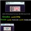 Image 1 : PCGS 1870's US Fractional Currency 50c Fifth Issue fr-1381 Graded au58 PPQ By PCGS