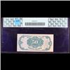 Image 3 : PCGS 1870's US Fractional Currency 50c Fifth Issue fr-1381 Graded au58 PPQ By PCGS