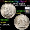 Image 1 : ***Auction Highlight*** 1936 Elgin Old Commem Half Dollar 50c Graded ms67 By SEGS (fc)