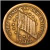 Image 2 : 1863 Shoot Him on the Spot Dix F-210-408a R3 Civil War Token 1c Grades vf++