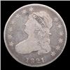 Image 2 : 1821 B-3 Capped Bust Quarter 25c Grades vg+