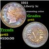 Image 1 : Proof 1911 Liberty Nickel 5c Grades GEM Proof