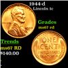 Image 1 : 1944-d Lincoln Cent 1c Grades GEM++ Unc RD