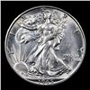 Image 2 : 1945-s Walking Liberty Half Dollar 50c Grades Select Unc